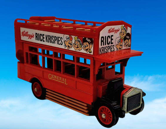 Matchbox Models of Yesteryear Y-230- 1922 AEC Omnibus 'Kelloggs' -Boxed