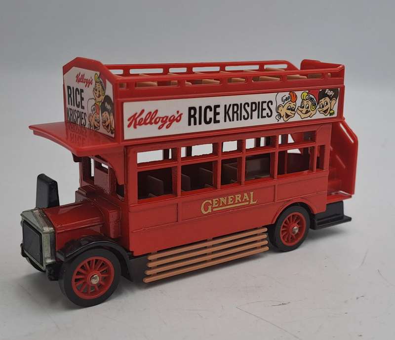 Matchbox Models of Yesteryear Y-230- 1922 AEC Omnibus 'Kelloggs' -Boxed