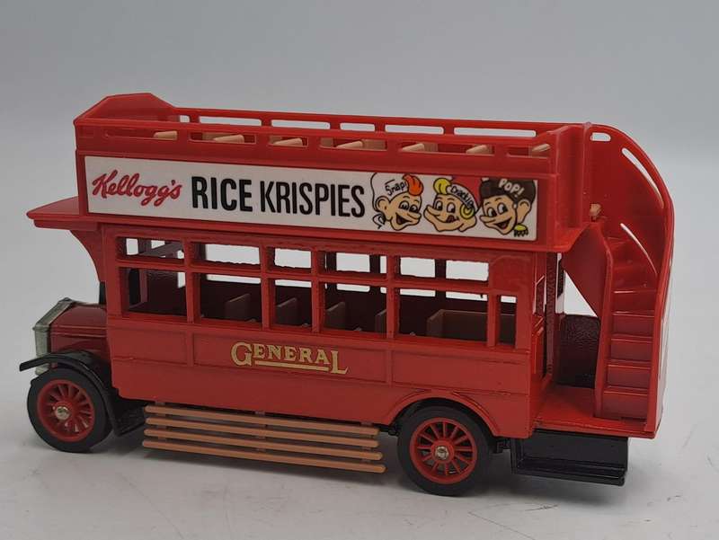 Matchbox Models of Yesteryear Y-230- 1922 AEC Omnibus 'Kelloggs' -Boxed