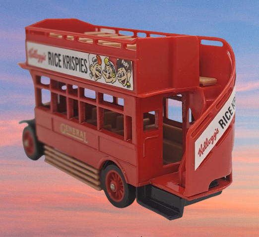 Matchbox Models of Yesteryear Y-230- 1922 AEC Omnibus 'Kelloggs' -Boxed