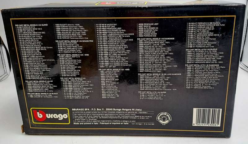Burago 3006 Jaguar SS 100 (1937), 1/18 Scale -Die-Cast
