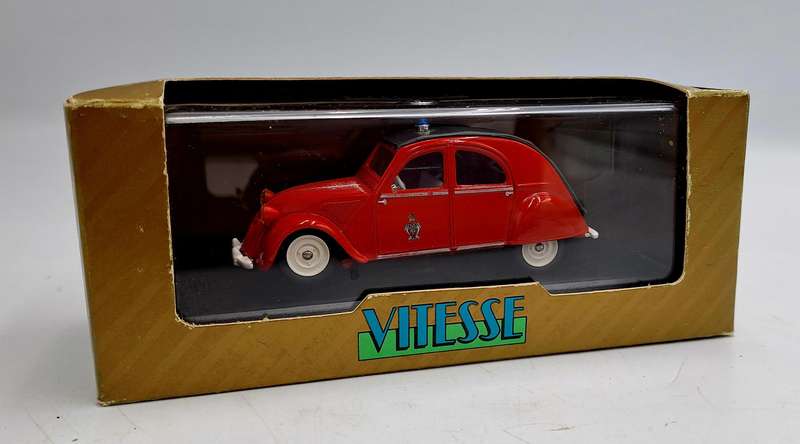 Die Cast Vitesse - Citroen 2CV 1957 / Pompiers De Paris 1/43 (Limited Edition No 649 of 5000)