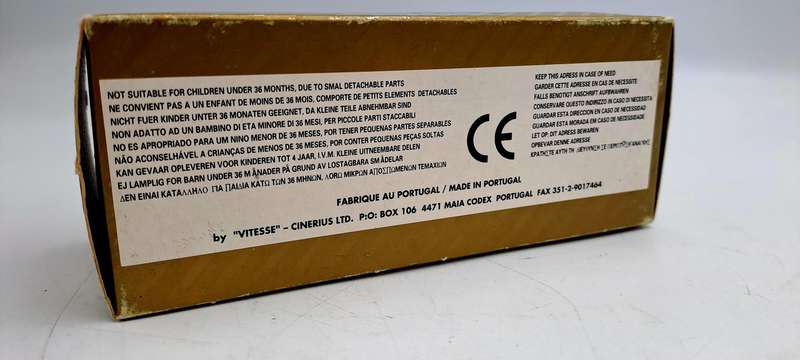 Die Cast Vitesse - Citroen 2CV 1957 / Pompiers De Paris 1/43 (Limited Edition No 649 of 5000)
