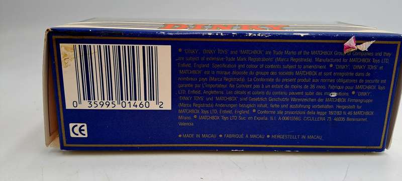 Matchbox Diecast Model Car Dinky DY 3 DY3 MG B MGB GT 1965 1/43 scale new