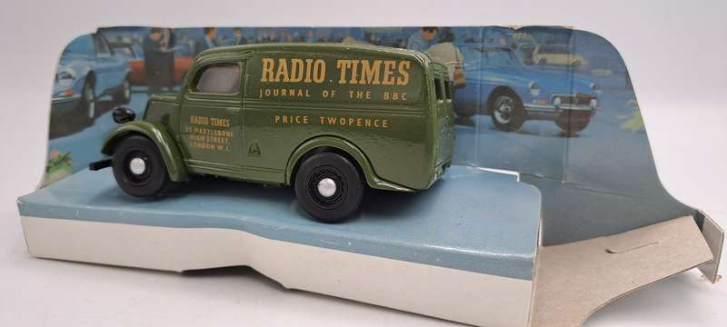 1990-Dinky by Matchbox DY-4, 1950 Ford E83W Van, Radio Timesboxed