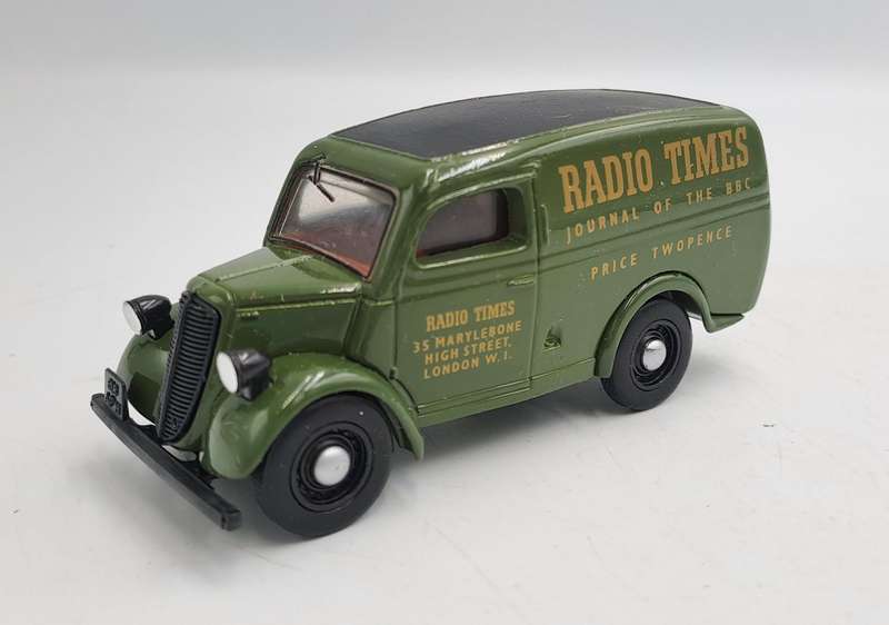 1990-Dinky by Matchbox DY-4, 1950 Ford E83W Van, Radio Timesboxed