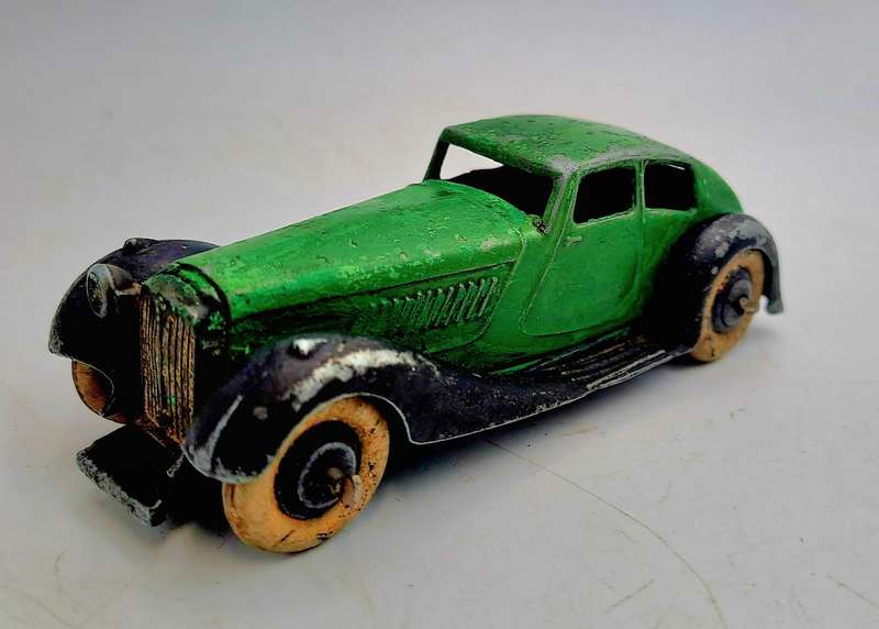 Rare Pre-War Vintage Dinky Toys 36d Rover Streamline Saloon Made in England MECCANO Ltd-No Box