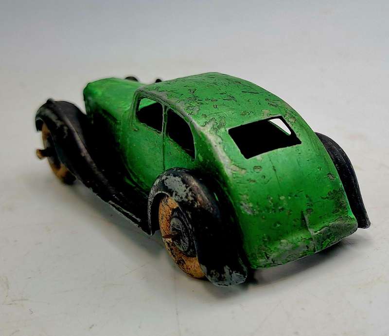 Rare Pre-War Vintage Dinky Toys 36d Rover Streamline Saloon Made in England MECCANO Ltd-No Box