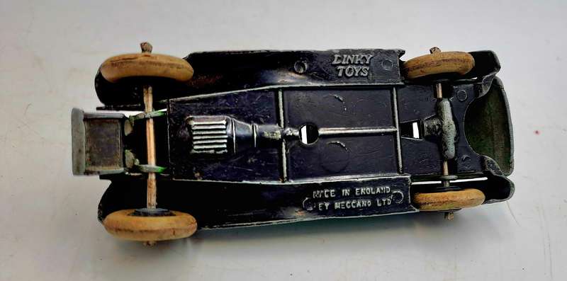 Rare Pre-War Vintage Dinky Toys 36d Rover Streamline Saloon Made in England MECCANO Ltd-No Box