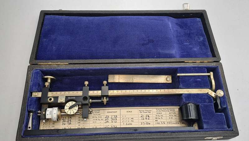 Vintage Polar Planimeter by Cooke Troughton & Simms Ltd, Boxed
