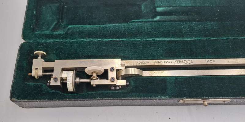 Àntique Planimeter Made in Switzerland in Hard Case