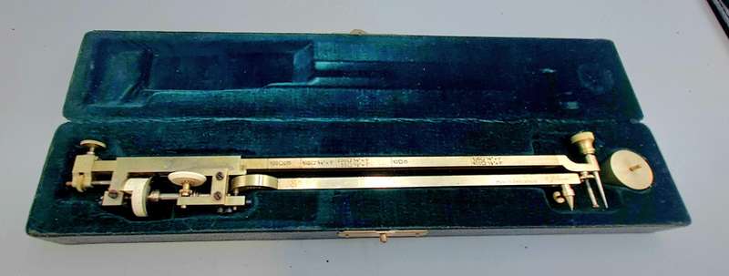 Àntique Planimeter Made in Switzerland in Hard Case