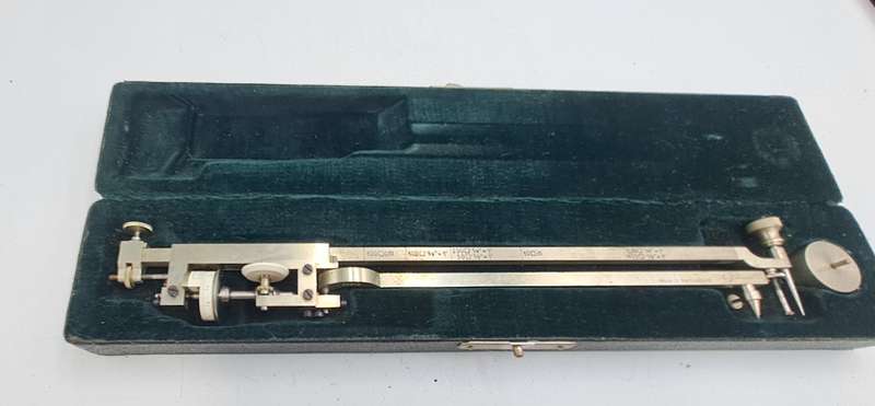 Àntique Planimeter Made in Switzerland in Hard Case