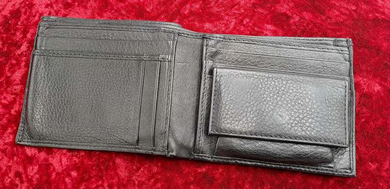 Pre-Owned Men's Black Leather Wallet Branded ABSA PRIVATE BANK