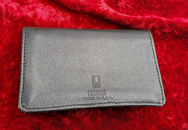 Leather Roche Card wallet - Rocephin ceftiexone