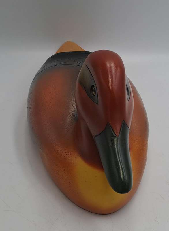 Knysna Feathers Gallery -Limited Edition No 1308 of 2000 GREENWINGED TEAL Hand Crafted and Painted