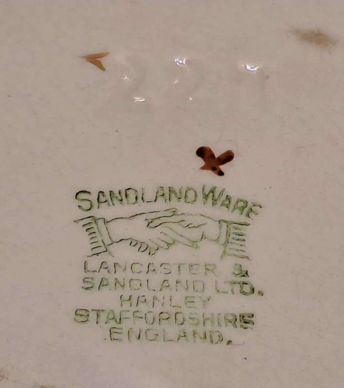 2 Vintage Sandland Ware Ashtrays by Lancaster & Sandland Oliver Twist and Betsy Prig
