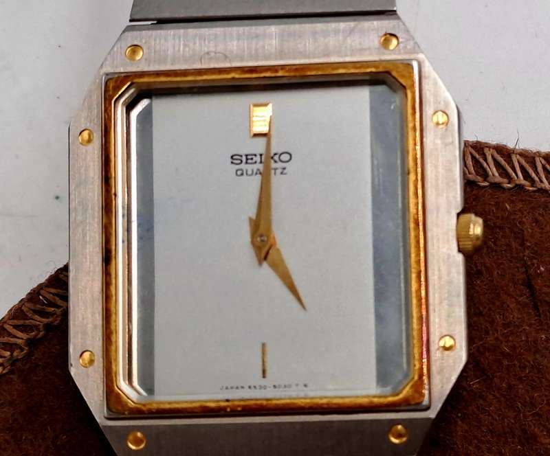 Vintage Seiko 6530-5030 Quartz watch -Working