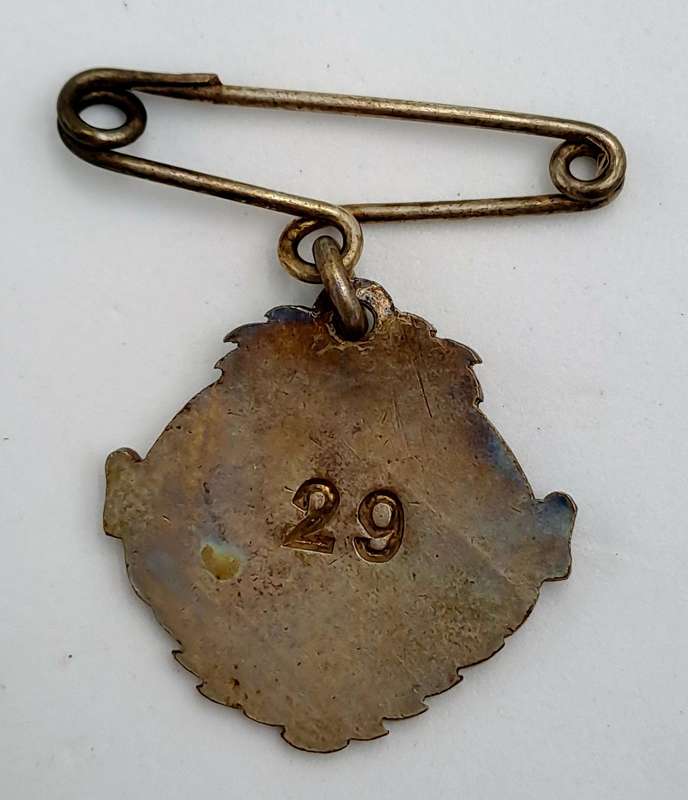 Vintage 1942 Johannesburg Pony& Galloway CLUB No 29 Badge -Brass & Enamel