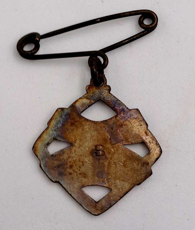 Vintage 1932 Johannesburg Pony& Galloway CLUB No 3 Badge -Brass & Enamel
