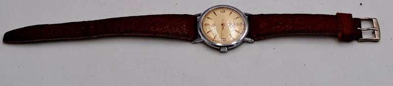 Vintage Men's Swiss Rotary Calender Incabloc 21 Jewels watch sn.295839-WORKING