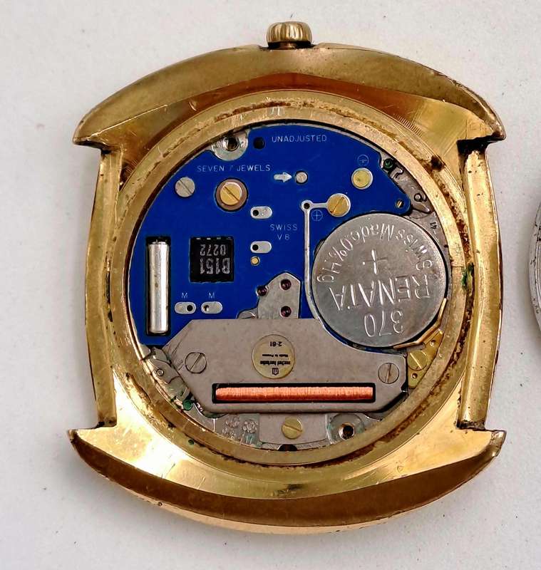 Pre-Owned Gold Tone Michel Herbelin Paris Mens Quartz watch -Working-Swiss Movement