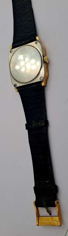 Vintage Swiss Made Gold Plated Girard Perregaux Quartz watch 4086 -MOVEMENT FAULTY