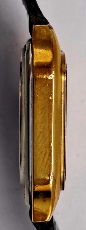 Vintage Swiss Made Gold Plated Girard Perregaux Quartz watch 4086 -MOVEMENT FAULTY