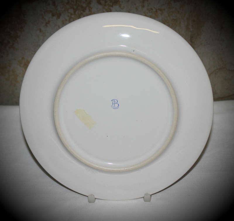 Vintage Collectors Porcelain wallplate by AB Ceramics 180mm