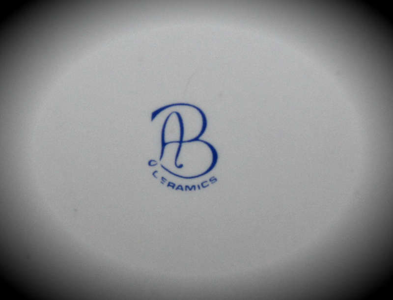 Vintage Collectors Porcelain wallplate by AB Ceramics 180mm