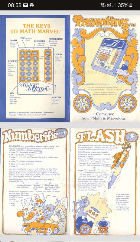 Vintage 1979 Math Marvel Texas Kids Educational Instrument- WORKING -Made in the USA