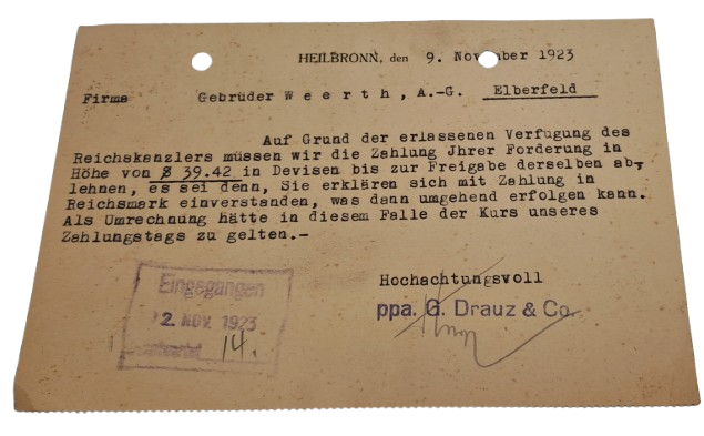 1923 German Postcard