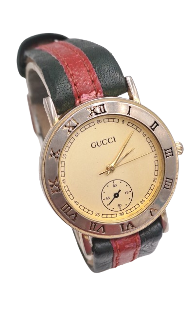 Pre-Owned -Ladies Gucci Quartz watch with leather strap-working