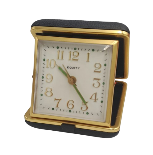 Vintage Equity Alarm Travel clock- Working