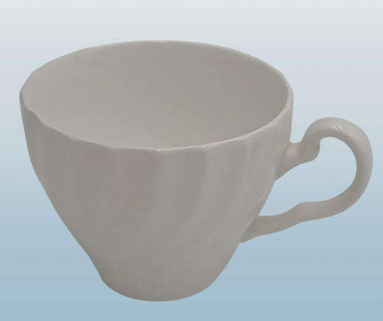 Vintage Aynsley White Swirl Design Tea Cup Bone China England (12 Available)