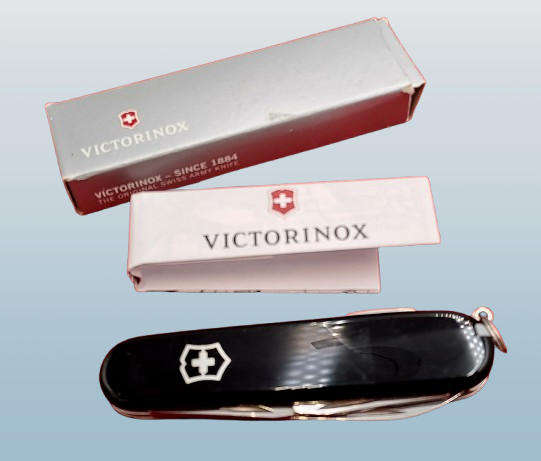 Victorinox Spartan Onyx Black Swiss Army Multitool Knife -Unused- Boxed