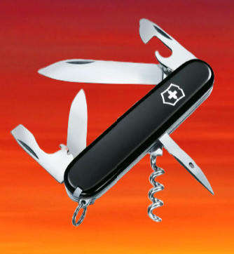Victorinox Spartan Onyx Black Swiss Army Multitool Knife -Unused- Boxed