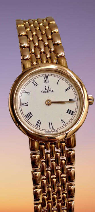 Pre-Owned Ladies Omega De Ville Quarts watch Run for short periods then stops