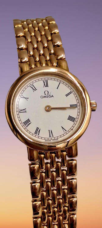 Pre-Owned Ladies Omega De Ville Quarts watch Run for short periods then stops
