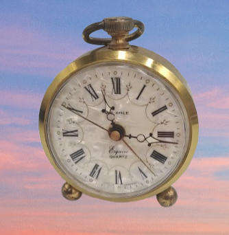 Vintage Wehrle Esquire Quartz alarm Clock -Germany -NOT WORKING