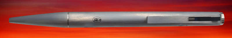 Vintage 1977 MONT BLANC BALLPIX N° 7825 BALLPOINT PEN-GERMANY, STEEL