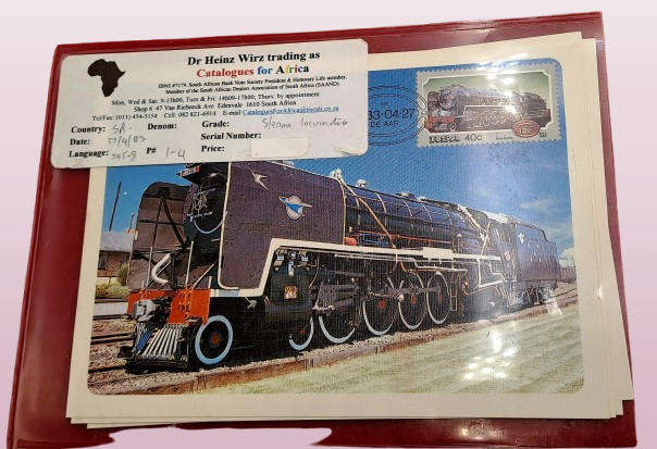 South Africa 27/04/1983 De Aar -Set of 4 Maxi-Post Cards with stamps