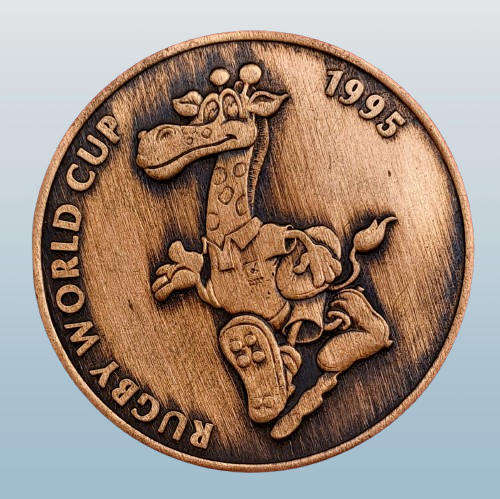 RSA 1995 Rugby World Cup: Ruggles Tossing Coin