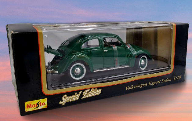 Maisto Special Edition Volkswagen Export Sedan 1951 1:18 Die Cast Metal