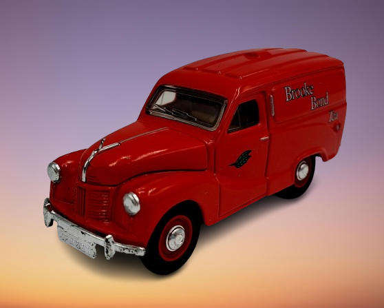 1990-Matchbox Dinky Collection `1952  AUSTIN A40 - 143 DY 15-Brooke Bond Tea- boxed