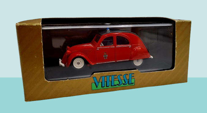 Die Cast Vitesse - Citroen 2CV 1957 / Pompiers De Paris 1/43 (Limited Edition No 649 of 5000)