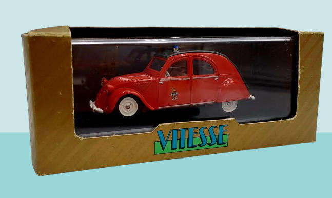 Die Cast Vitesse - Citroen 2CV 1957 / Pompiers De Paris 1/43 (Limited Edition No 649 of 5000)