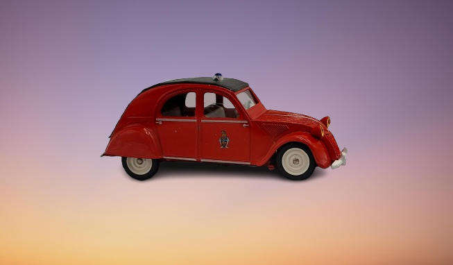 Die Cast Vitesse - Citroen 2CV 1957 / Pompiers De Paris 1/43 (Limited Edition No 649 of 5000)