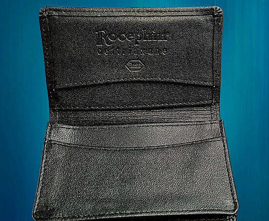 Leather Roche Card wallet - Rocephin ceftiexone