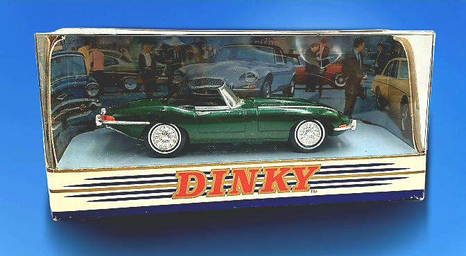 Dinky Matchbox 1/43 - Jaguar Type E MK1 1/2 1968 Green